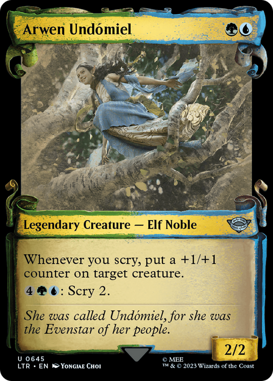 Arwen Undómiel (LTR-645) - The Lord of the Rings: Tales of Middle-earth: (Showcase) - Premium MTG Single from Wizards of the Coast - Just $0.08! Shop now at Game Crave Tournament Store
