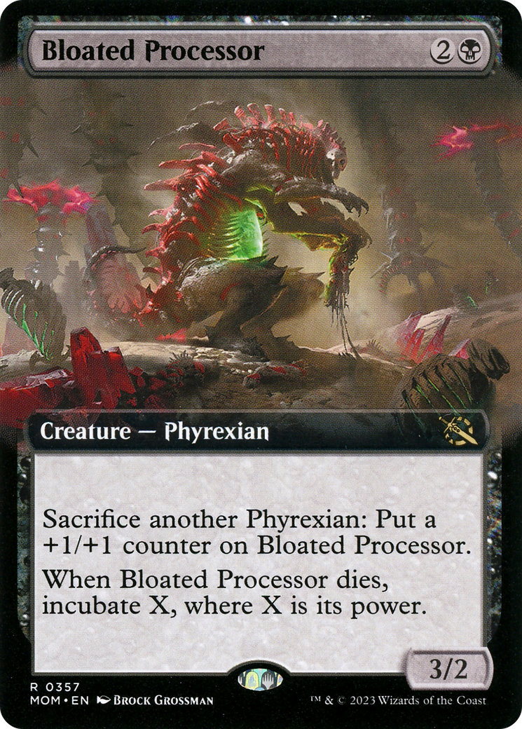Bloated Processor (MOM-357) - March of the Machine: (Extended Art) Foil - Premium MTG Single from Wizards of the Coast - Just $0.08! Shop now at Game Crave Tournament Store