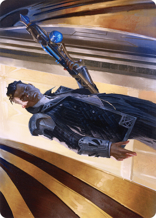 Backup Agent // Backup Agent (ASNC-001) - New Capenna Art Series (Borderless) Foil - Premium MTG Single from Wizards of the Coast - Just $0! Shop now at Game Crave Tournament Store