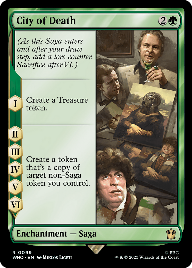 City of Death (WHO-099) - Doctor Who - Premium MTG Single from Wizards of the Coast - Just $0.35! Shop now at Game Crave Tournament Store