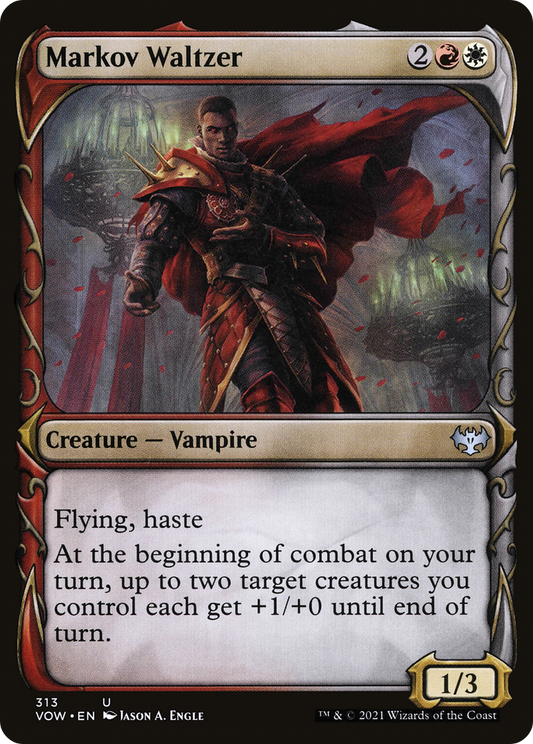 Markov Waltzer (VOW-313) - Innistrad: Crimson Vow: (Showcase) - Premium MTG Single from Wizards of the Coast - Just $0.08! Shop now at Game Crave Tournament Store