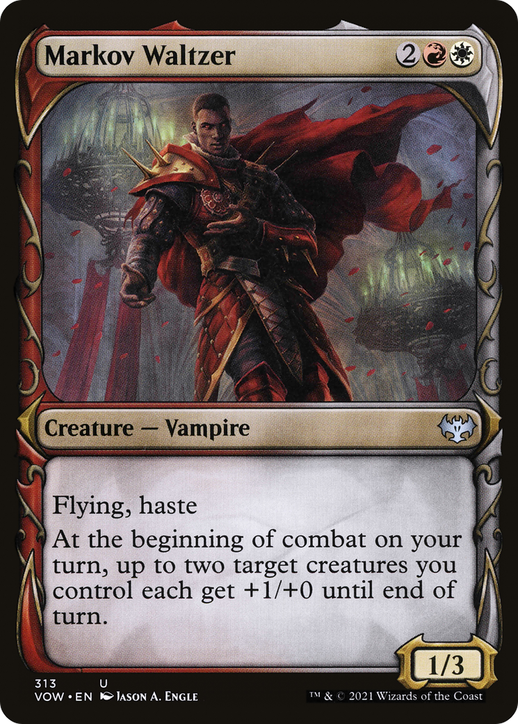 Markov Waltzer (VOW-313) - Innistrad: Crimson Vow: (Showcase) Foil - Premium MTG Single from Wizards of the Coast - Just $0.08! Shop now at Game Crave Tournament Store