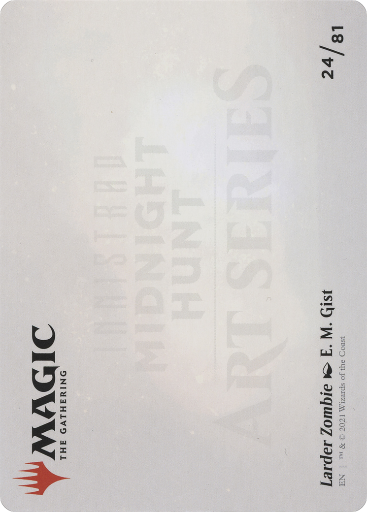 Larder Zombie // Larder Zombie (AMID-024) - Midnight Hunt Art Series (Borderless) Foil - Premium MTG Single from Wizards of the Coast - Just $0! Shop now at Game Crave Tournament Store
