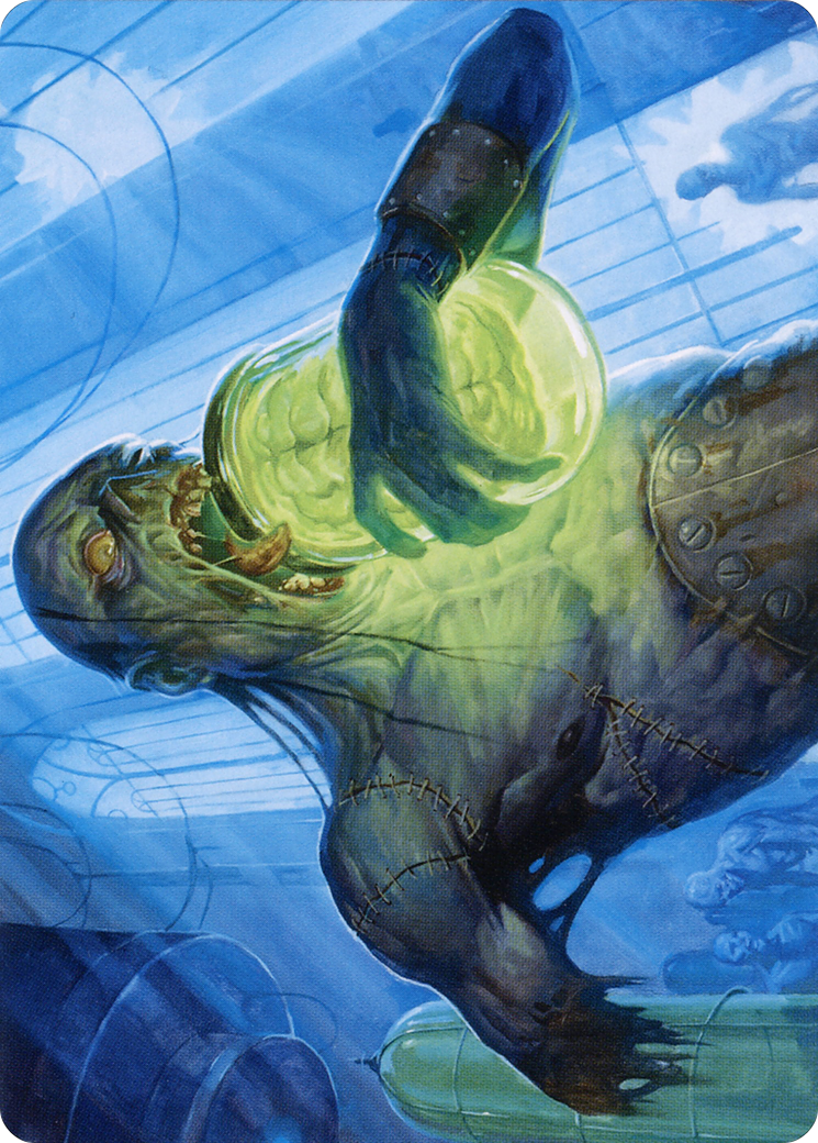 Larder Zombie // Larder Zombie (AMID-024) - Midnight Hunt Art Series (Borderless) Foil - Premium MTG Single from Wizards of the Coast - Just $0! Shop now at Game Crave Tournament Store