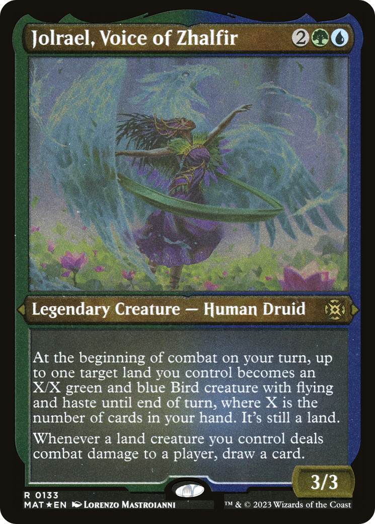 Jolrael, Voice of Zhalfir (MAT-133) - March of the Machine: The Aftermath Etched Foil - Premium MTG Single from Wizards of the Coast - Just $0.08! Shop now at Game Crave Tournament Store