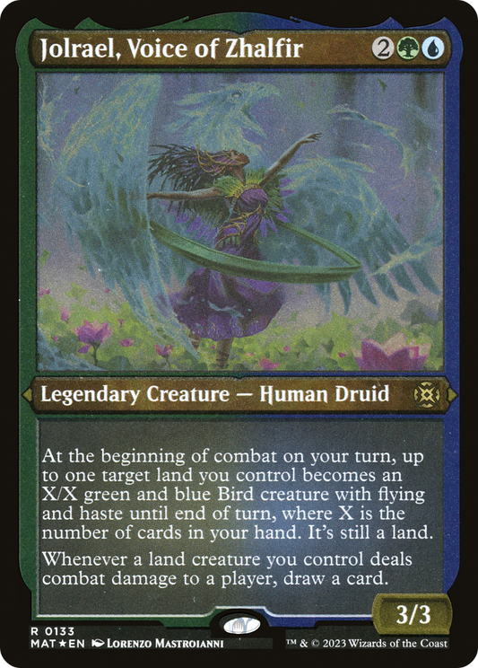 Jolrael, Voice of Zhalfir (MAT-133) - March of the Machine: The Aftermath Etched Foil - Premium MTG Single from Wizards of the Coast - Just $0.08! Shop now at Game Crave Tournament Store