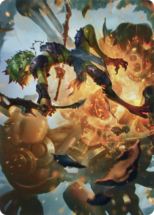Argothian Sprite // Argothian Sprite (ABRO-023) - The Brothers' War Art Series (Borderless) Foil - Premium MTG Single from Wizards of the Coast - Just $0! Shop now at Game Crave Tournament Store