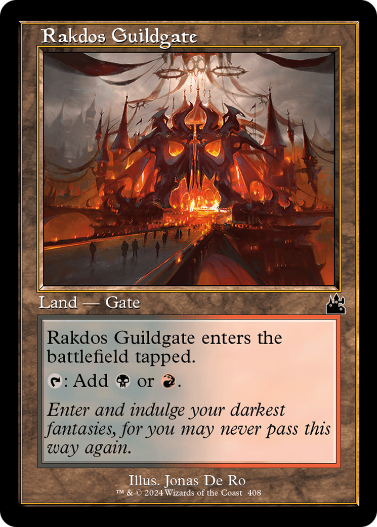 Rakdos Guildgate (RVR-408) - Ravnica Remastered - Premium MTG Single from Wizards of the Coast - Just $0.24! Shop now at Game Crave Tournament Store