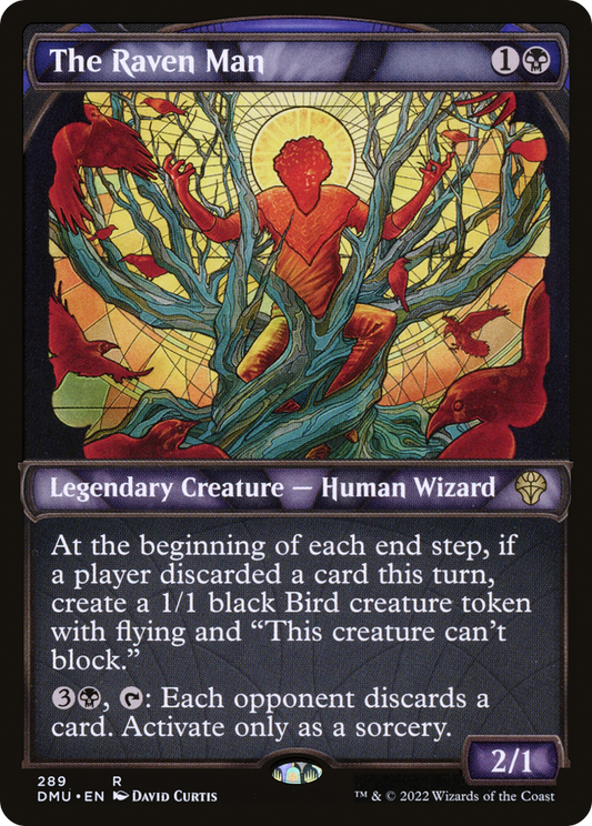 The Raven Man (DMU-289) - Dominaria United: (Showcase) Foil - Premium MTG Single from Wizards of the Coast - Just $0.08! Shop now at Game Crave Tournament Store