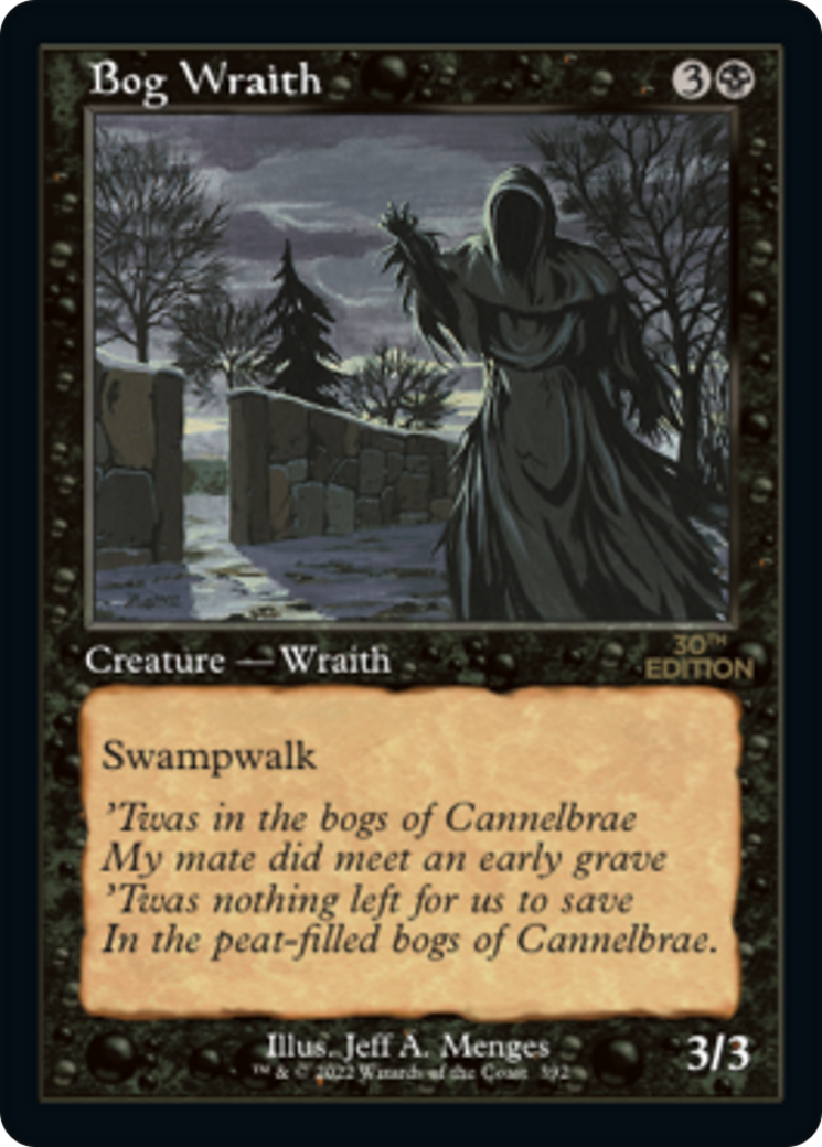 Bog Wraith (30A-392) - 30th Anniversary Edition - Premium MTG Single from Wizards of the Coast - Just $28.79! Shop now at Game Crave Tournament Store