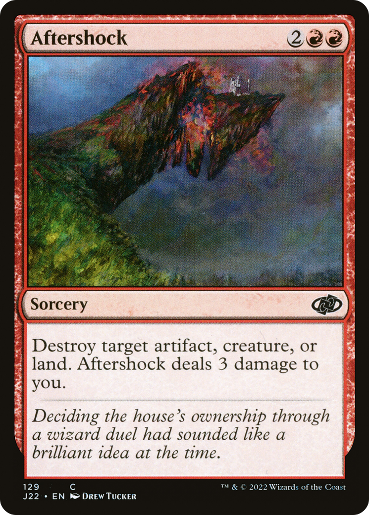 Aftershock (J22-129) - Jumpstart 2022 - Premium MTG Single from Wizards of the Coast - Just $0.08! Shop now at Game Crave Tournament Store