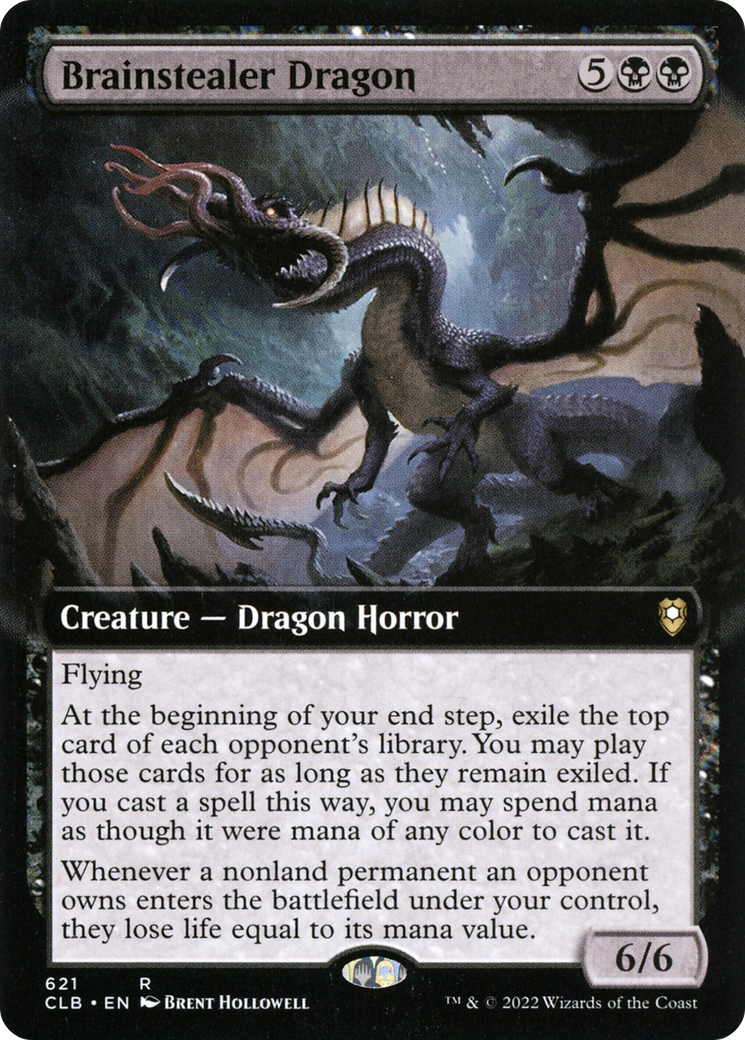Brainstealer Dragon (CLB-621) - Commander Legends: Battle for Baldur's Gate: (Extended Art) - Premium MTG Single from Wizards of the Coast - Just $1.09! Shop now at Game Crave Tournament Store