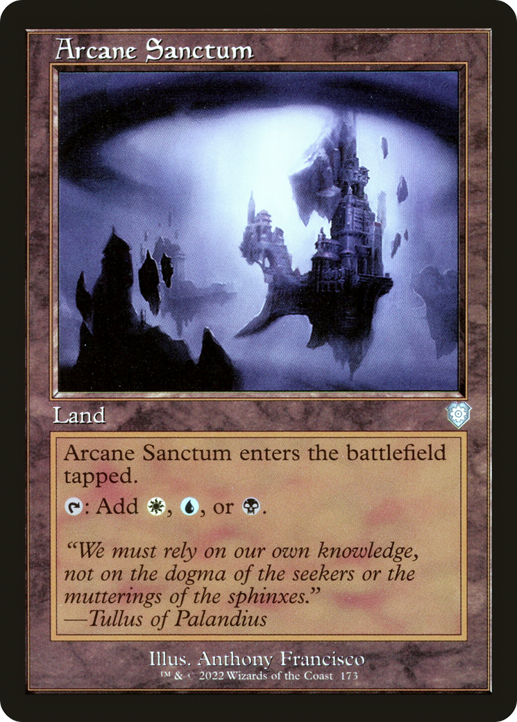 Arcane Sanctum (BRC-173) - The Brothers' War Commander - Premium MTG Single from Wizards of the Coast - Just $0.17! Shop now at Game Crave Tournament Store
