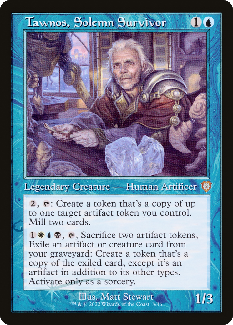 Tawnos, Solemn Survivor (BRC-003) - The Brothers' War Commander - Premium MTG Single from Wizards of the Coast - Just $0.08! Shop now at Game Crave Tournament Store