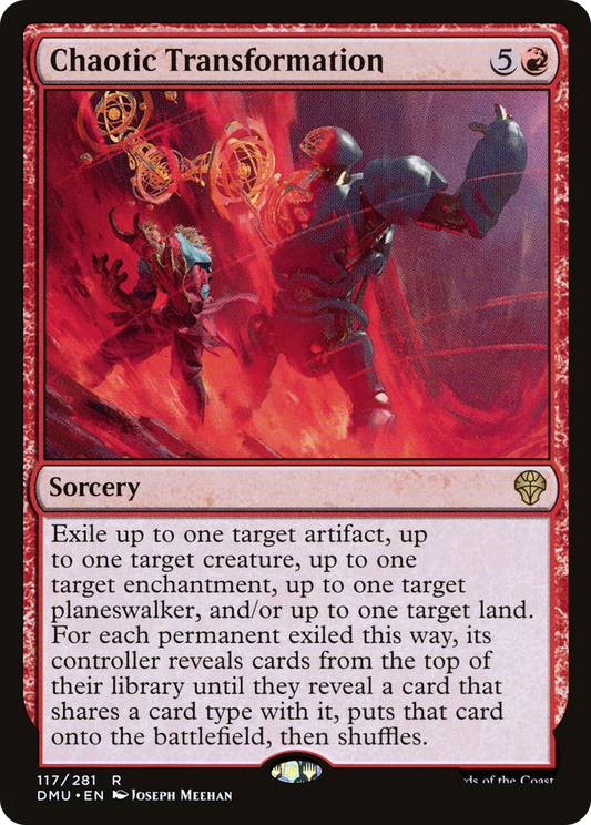 Chaotic Transformation (DMU-117) - Dominaria United - Premium MTG Single from Wizards of the Coast - Just $0.08! Shop now at Game Crave Tournament Store