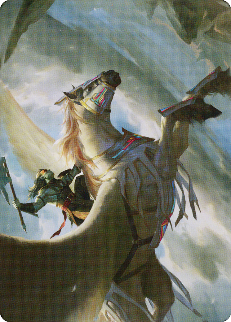 Cleaving Skyrider // Cleaving Skyrider (ADMU-005) - Dominaria United Art Series (Borderless) - Premium MTG Single from Wizards of the Coast - Just $0! Shop now at Game Crave Tournament Store