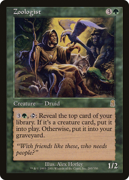 Zoologist (ODY-285) - Odyssey - Premium MTG Single from Wizards of the Coast - Just $0.08! Shop now at Game Crave Tournament Store