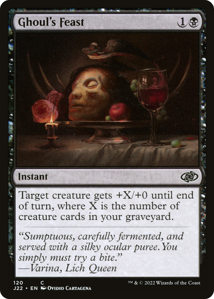 Ghoul's Feast (J22-120) - Jumpstart 2022 - Premium MTG Single from Wizards of the Coast - Just $0.08! Shop now at Game Crave Tournament Store
