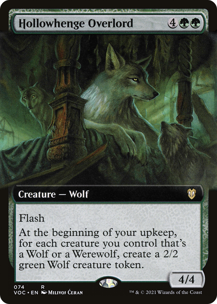 Hollowhenge Overlord (VOC-074) - Crimson Vow Commander: (Extended Art) - Premium MTG Single from Wizards of the Coast - Just $1.90! Shop now at Game Crave Tournament Store