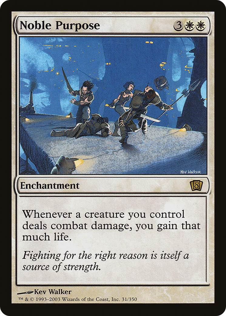 Noble Purpose (8ED-31★) - Eighth Edition Foil - Premium MTG Single from Wizards of the Coast - Just $0.25! Shop now at Game Crave Tournament Store
