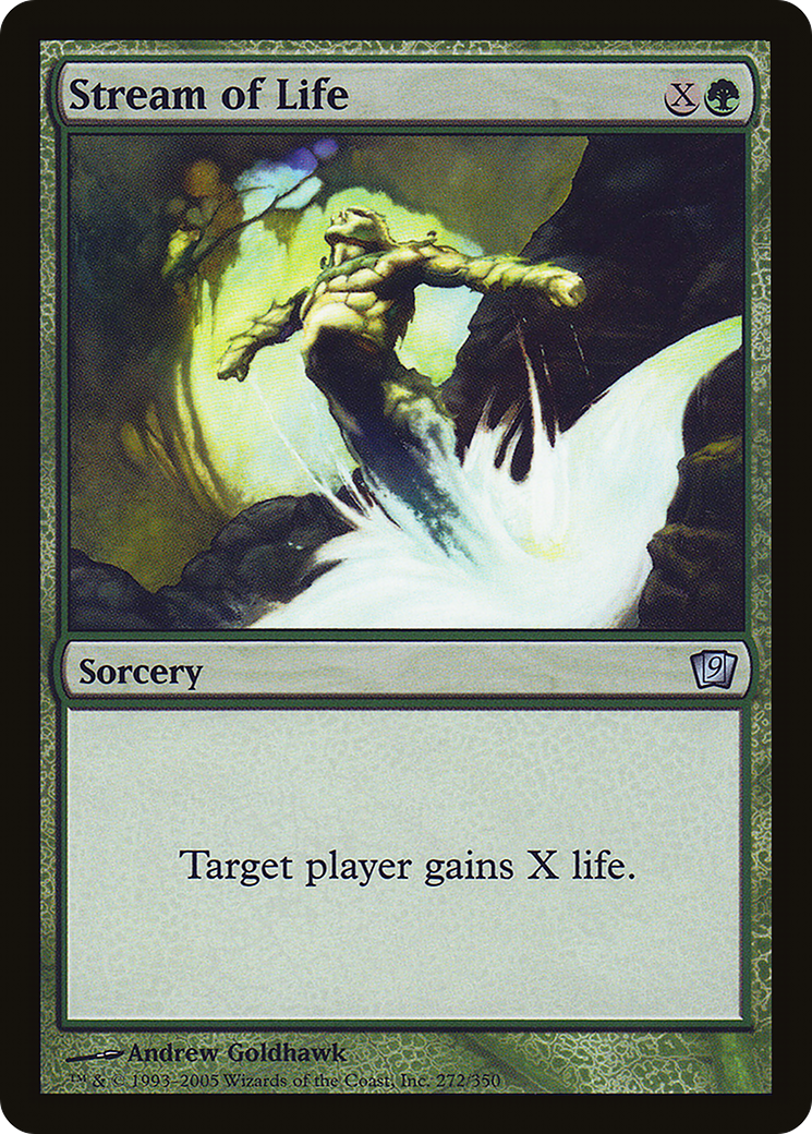 Stream of Life (9ED-272★) - Ninth Edition Foil - Premium MTG Single from Wizards of the Coast - Just $0.35! Shop now at Game Crave Tournament Store