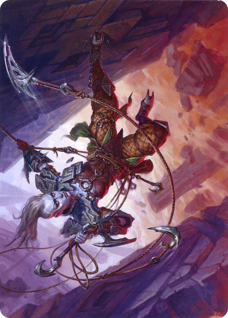 Akiri, Fearless Voyager // Akiri, Fearless Voyager (AZNR-074) - Zendikar Rising Art Series (Borderless) Foil - Premium MTG Single from Wizards of the Coast - Just $0! Shop now at Game Crave Tournament Store