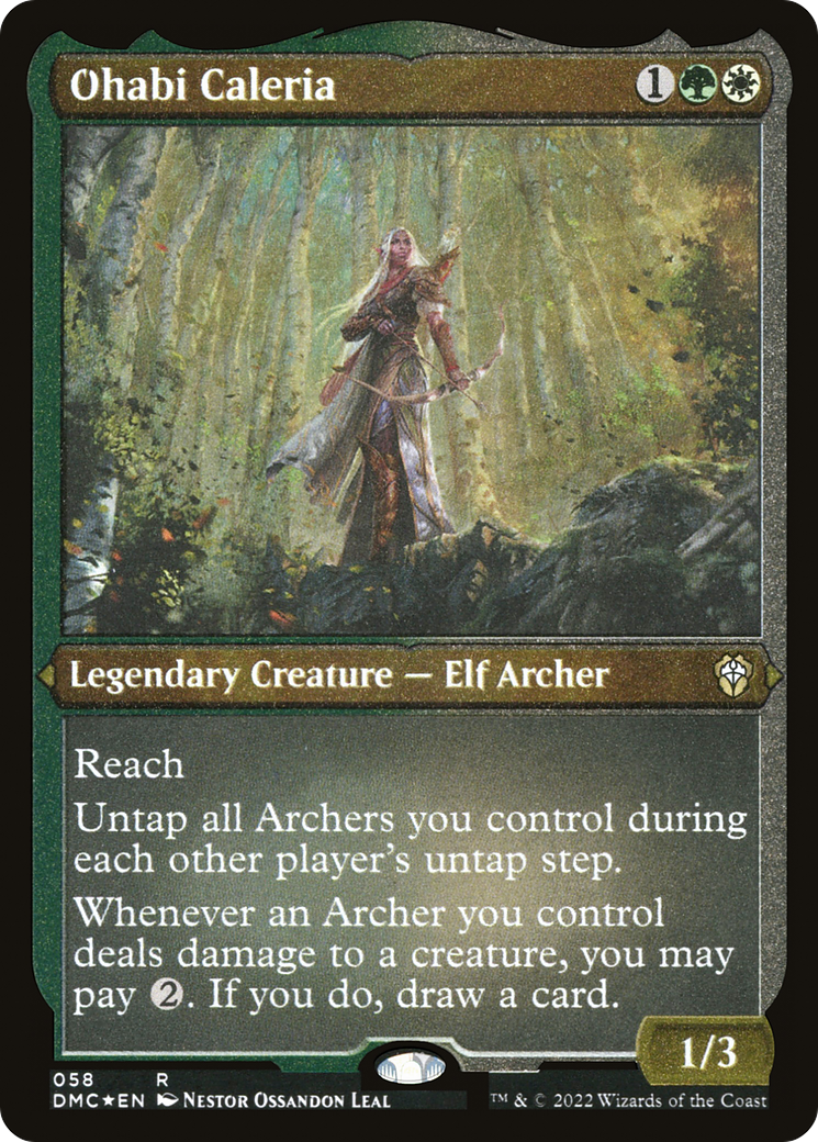 Ohabi Caleria (DMC-058) - Dominaria United Commander Etched Foil - Premium MTG Single from Wizards of the Coast - Just $0.08! Shop now at Game Crave Tournament Store