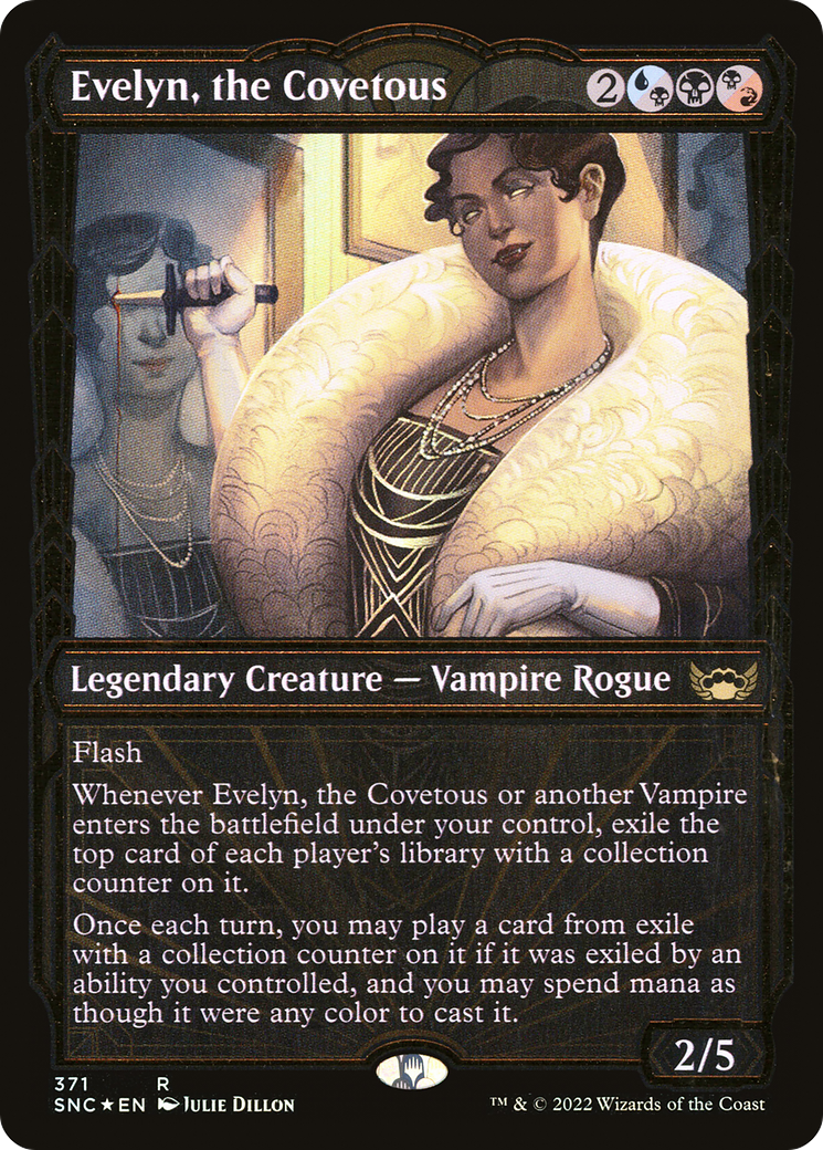 Evelyn, the Covetous (SNC-371) - Streets of New Capenna: (Showcase) Foil - Premium MTG Single from Wizards of the Coast - Just $1.97! Shop now at Game Crave Tournament Store