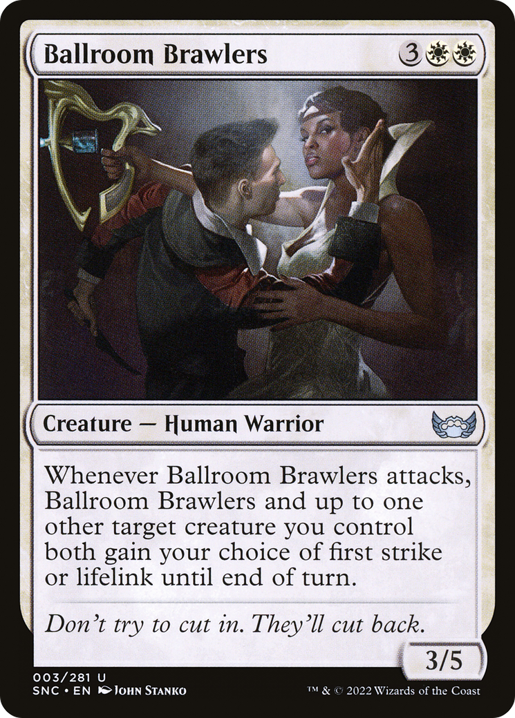 Ballroom Brawlers (SNC-003) - Streets of New Capenna - Premium MTG Single from Wizards of the Coast - Just $0.25! Shop now at Game Crave Tournament Store