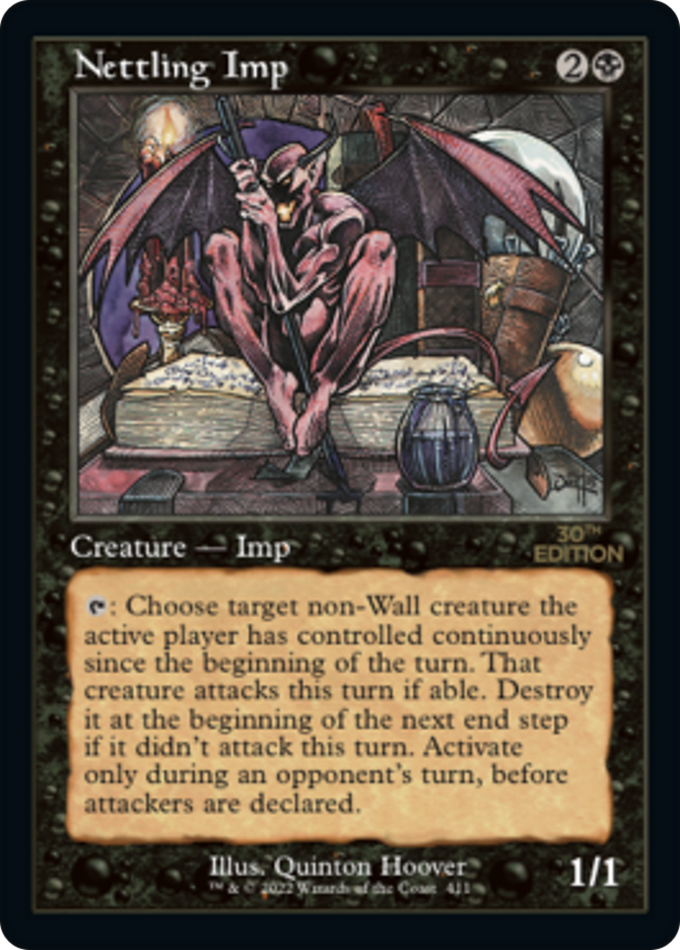 Nettling Imp (30A-411) - 30th Anniversary Edition - Premium MTG Single from Wizards of the Coast - Just $7.80! Shop now at Game Crave Tournament Store