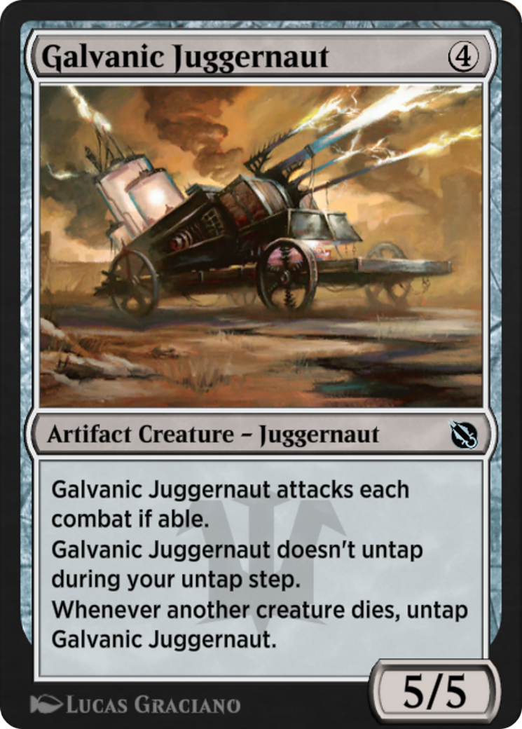 Galvanic Juggernaut (SIS-072) - Shadows of the Past - Premium MTG Single from Wizards of the Coast - Just $0! Shop now at Game Crave Tournament Store