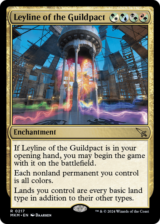 Leyline of the Guildpact (MKM-217) - Murders at Karlov Manor Foil - Premium MTG Single from Wizards of the Coast - Just $4.65! Shop now at Game Crave Tournament Store