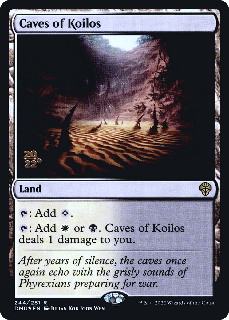 Caves of Koilos (PDMU-244S) - Dominaria United Promos Foil - Premium MTG Single from Wizards of the Coast - Just $0.44! Shop now at Game Crave Tournament Store