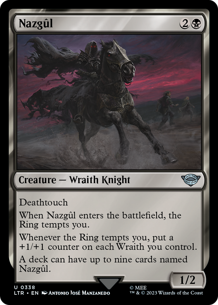 Nazgûl (LTR-338) - The Lord of the Rings: Tales of Middle-earth - Premium MTG Single from Wizards of the Coast - Just $7.88! Shop now at Game Crave Tournament Store