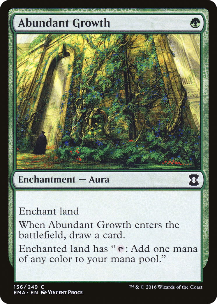 Abundant Growth (EMA-156) - Eternal Masters - Premium MTG Single from Wizards of the Coast - Just $0.08! Shop now at Game Crave Tournament Store