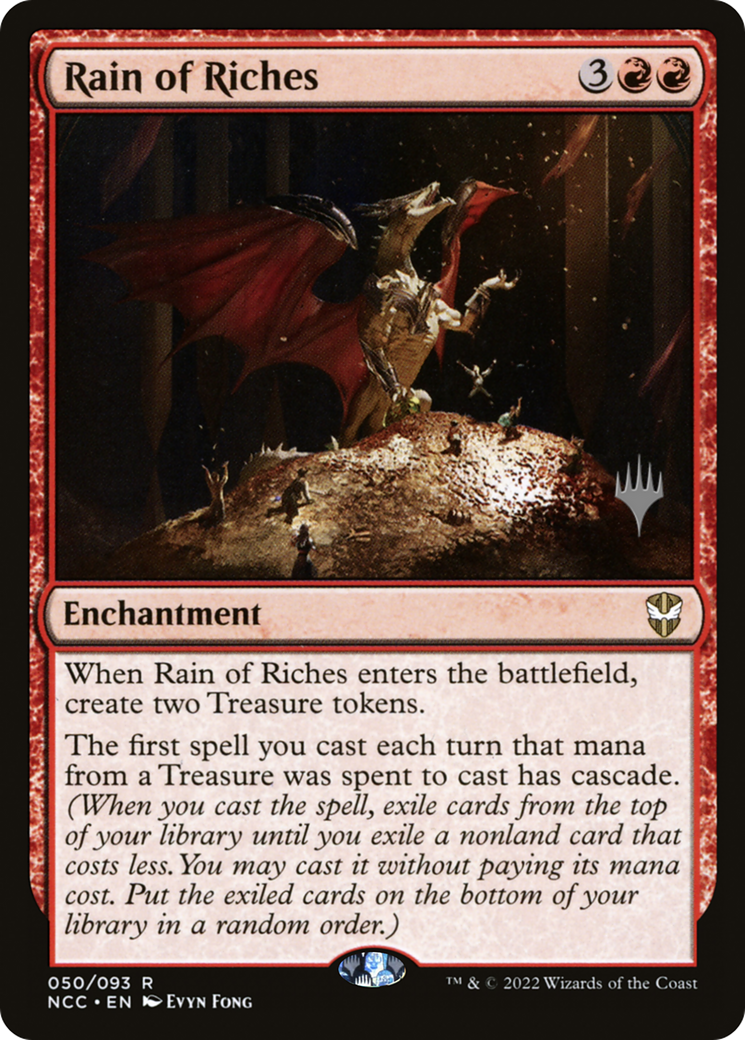 Rain of Riches (PNCC-50P) - New Capenna Commander Promos Foil - Premium MTG Single from Wizards of the Coast - Just $6.59! Shop now at Game Crave Tournament Store