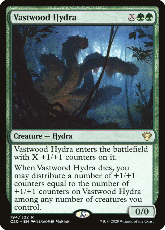 Vastwood Hydra (C20-194) - Commander 2020 - Premium MTG Single from Wizards of the Coast - Just $0.27! Shop now at Game Crave Tournament Store