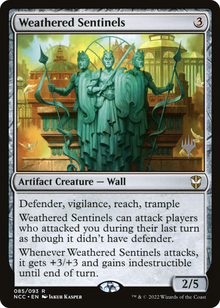 Weathered Sentinels (PNCC-85P) - New Capenna Commander Promos Foil - Premium MTG Single from Wizards of the Coast - Just $7.10! Shop now at Game Crave Tournament Store