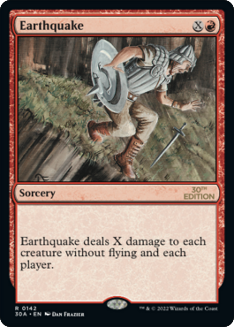 Earthquake (30A-142) - 30th Anniversary Edition - Premium MTG Single from Wizards of the Coast - Just $15.19! Shop now at Game Crave Tournament Store
