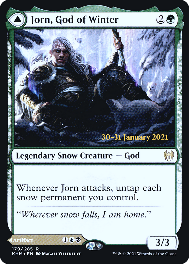 Jorn, God of Winter // Kaldring, the Rimestaff (PKHM-179S) - Kaldheim Promos: (snow) Foil - Premium MTG Single from Wizards of the Coast - Just $0.26! Shop now at Game Crave Tournament Store