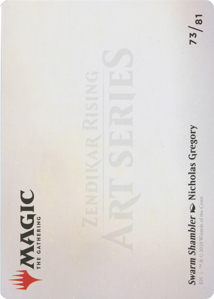 Swarm Shambler // Swarm Shambler (AZNR-073) - Zendikar Rising Art Series (Borderless) - Premium MTG Single from Wizards of the Coast - Just $0! Shop now at Game Crave Tournament Store