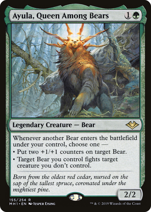 Ayula, Queen Among Bears (MH1-155) - Modern Horizons - Premium MTG Single from Wizards of the Coast - Just $0.08! Shop now at Game Crave Tournament Store