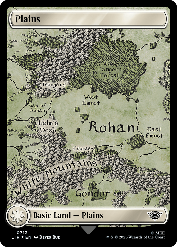 Plains (LTR-713) - The Lord of the Rings: Tales of Middle-earth Foil - Premium MTG Single from Wizards of the Coast - Just $0.34! Shop now at Game Crave Tournament Store
