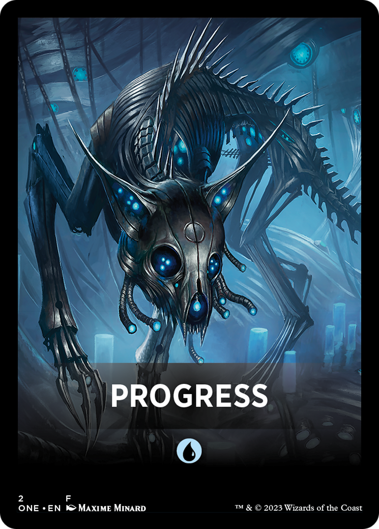 Progress (FONE-002) - Phyrexia: All Will Be One Jumpstart Front Cards - Premium MTG Single from Wizards of the Coast - Just $0! Shop now at Game Crave Tournament Store