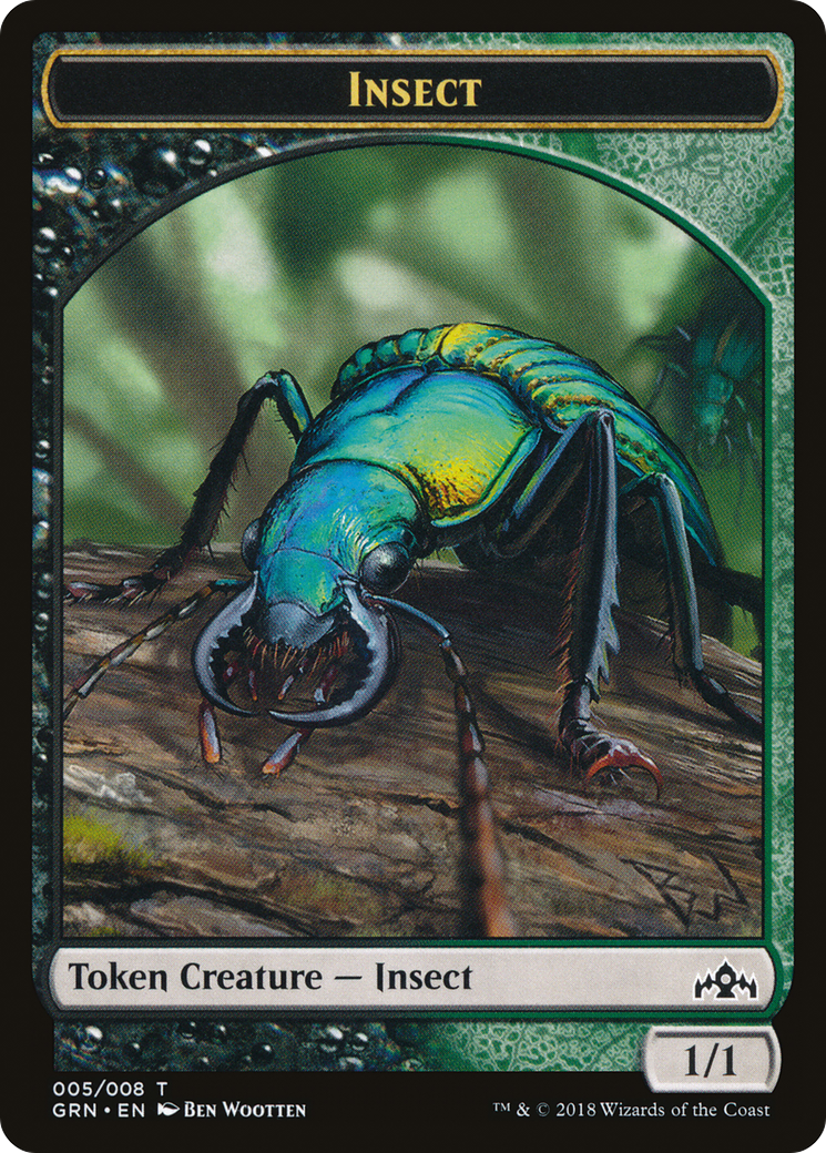 Saproling // Insect (TGK1-005) - GRN Guild Kit Tokens - Premium MTG Single from Wizards of the Coast - Just $0! Shop now at Game Crave Tournament Store