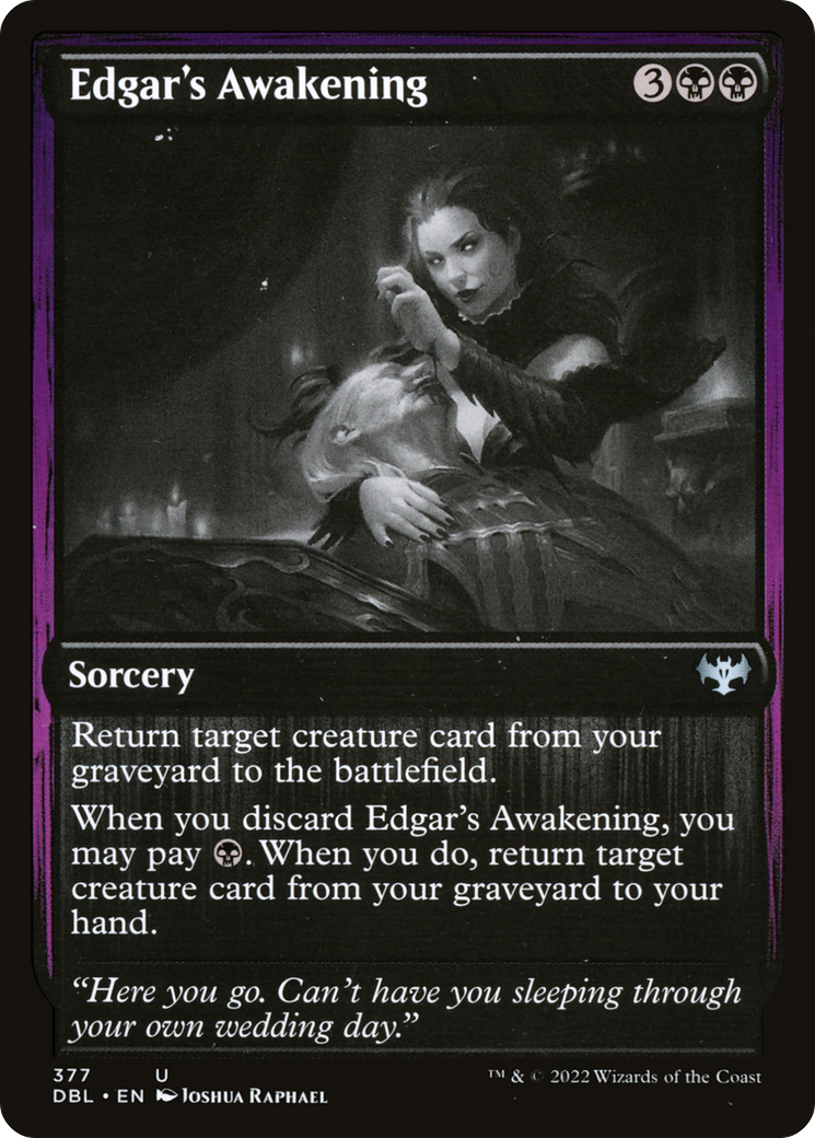 Edgar's Awakening (DBL-377) - Innistrad: Double Feature - Premium MTG Single from Wizards of the Coast - Just $0.08! Shop now at Game Crave Tournament Store