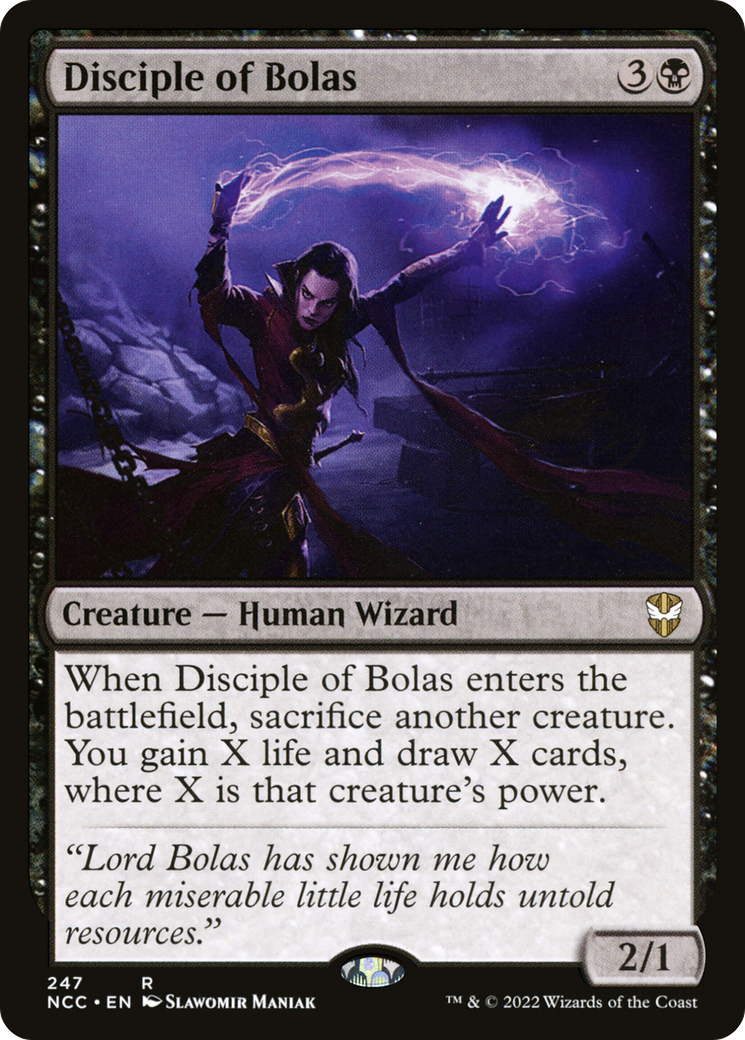 Disciple of Bolas (NCC-247) - New Capenna Commander - Premium MTG Single from Wizards of the Coast - Just $0.09! Shop now at Game Crave Tournament Store