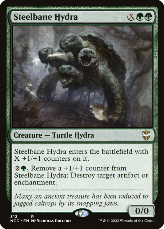 Steelbane Hydra (NCC-313) - New Capenna Commander - Premium MTG Single from Wizards of the Coast - Just $2.10! Shop now at Game Crave Tournament Store