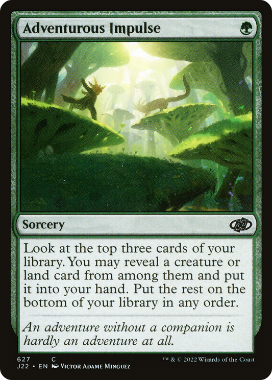 Adventurous Impulse (J22-627) - Jumpstart 2022 - Premium MTG Single from Wizards of the Coast - Just $0.21! Shop now at Game Crave Tournament Store