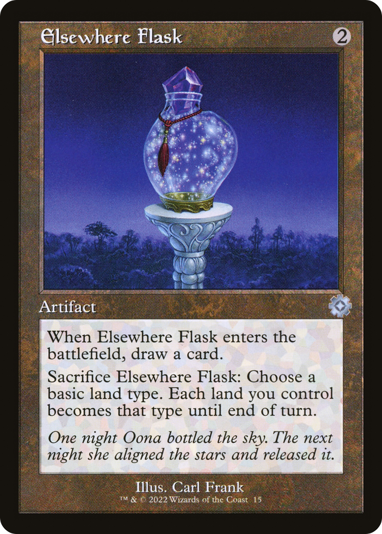 Elsewhere Flask (BRR-015) - The Brothers' War Retro Artifacts - Premium MTG Single from Wizards of the Coast - Just $0.08! Shop now at Game Crave Tournament Store